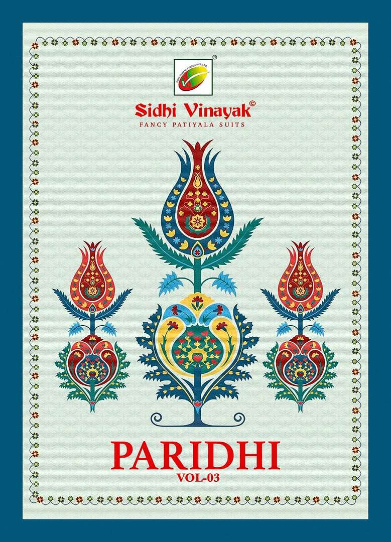 Siddhi Vinayak Paridhi Vol 3 Fancy Cotton Readymade Dress New Collection Wholesaler