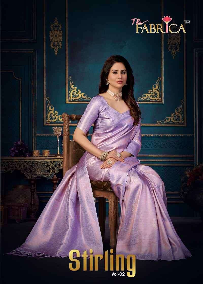 The Fabrica Stirling Vol 2 39001 To 39010 Fancy Jacquard Partywear Saree New Arrivals