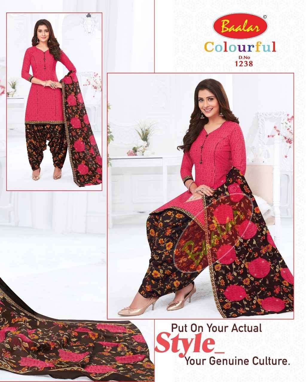 Baalar Colourful Vol 12 Daily Wear Cotton Readymade Dress Wholesaler