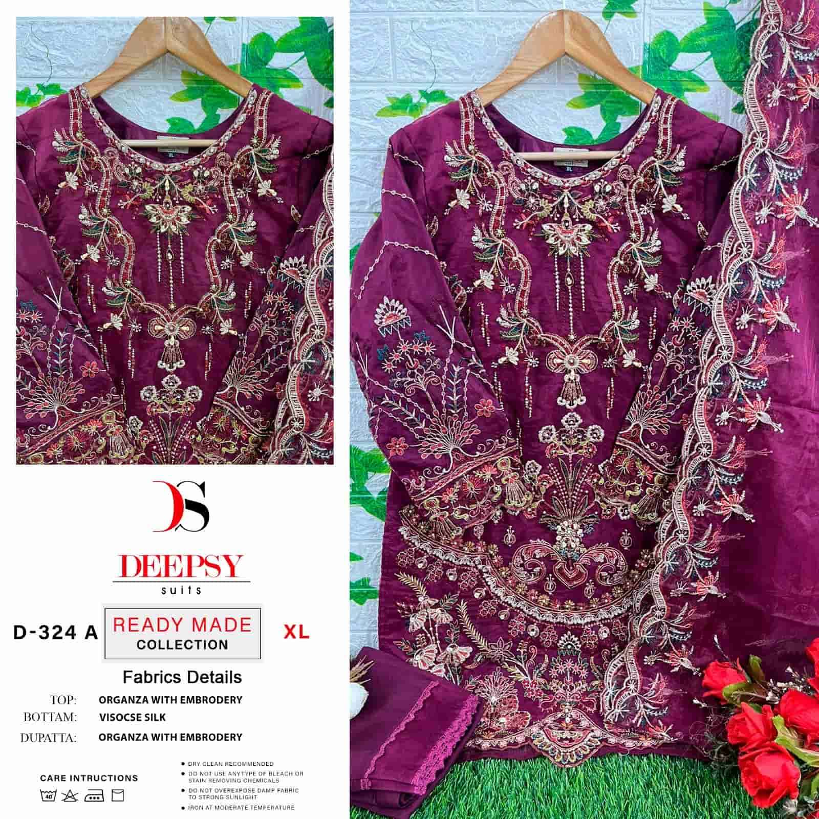 Deepsy D 324 Colors Pakistani Heavy Designer Suit Wholasaler