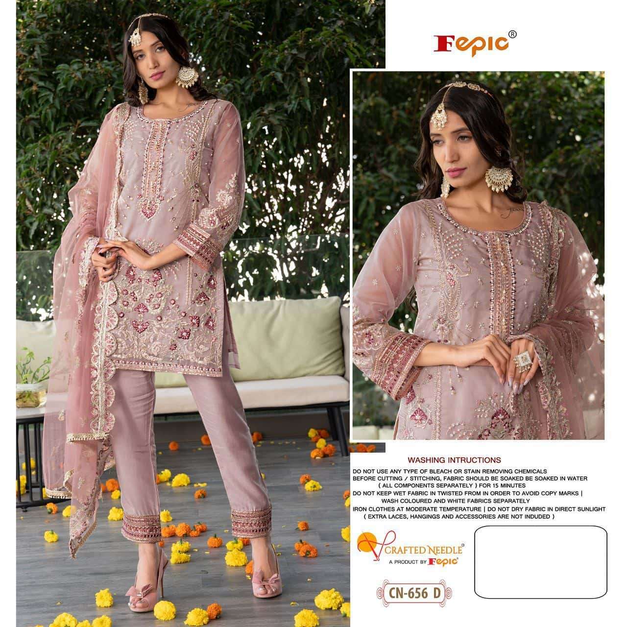 Fepic CN 656 D Designer Style Pakistani Readymade Suit Collection