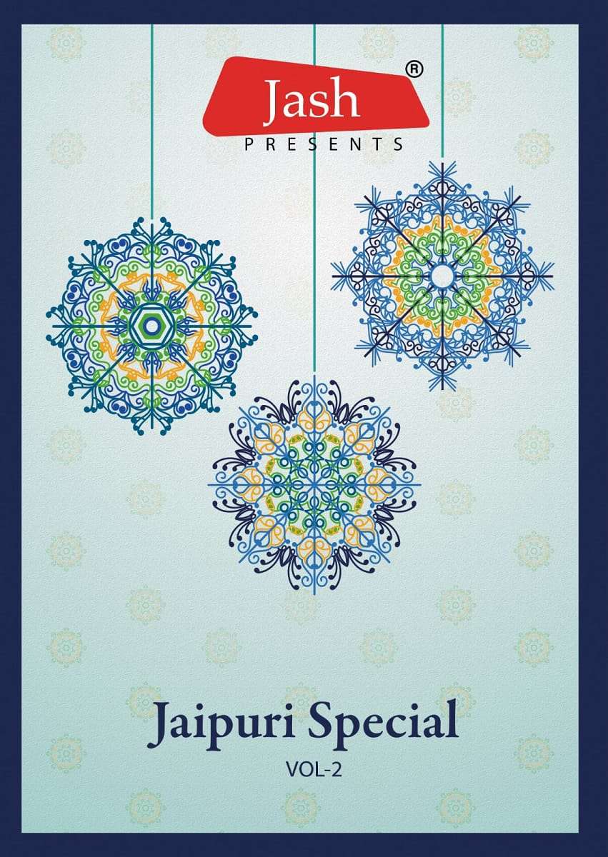 Jash Jaipuri Special Vol 2 Fancy Printed Kurti Pant Dupatta Set New Collection