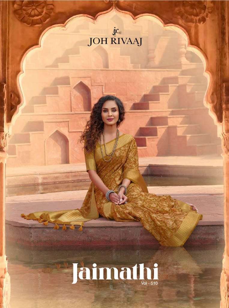 Joh Rivaaj Jaimathi Vol 510 51001 To 51009 Traditional Wear Fancy Saree Supplier
