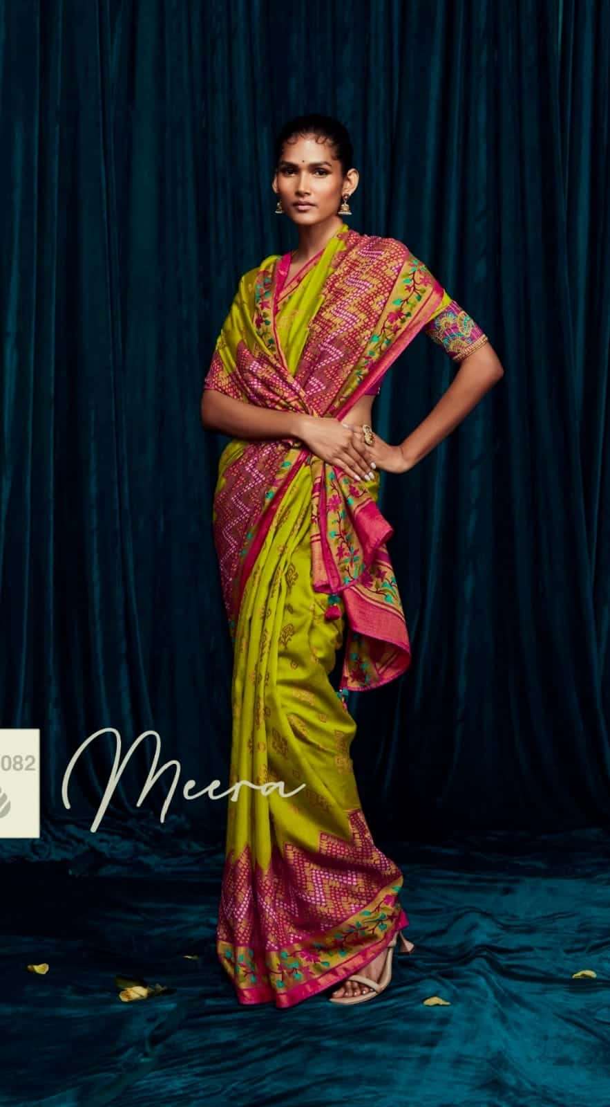 Kimora 16082 Meera Festive Wear Style Designer Saree Collection