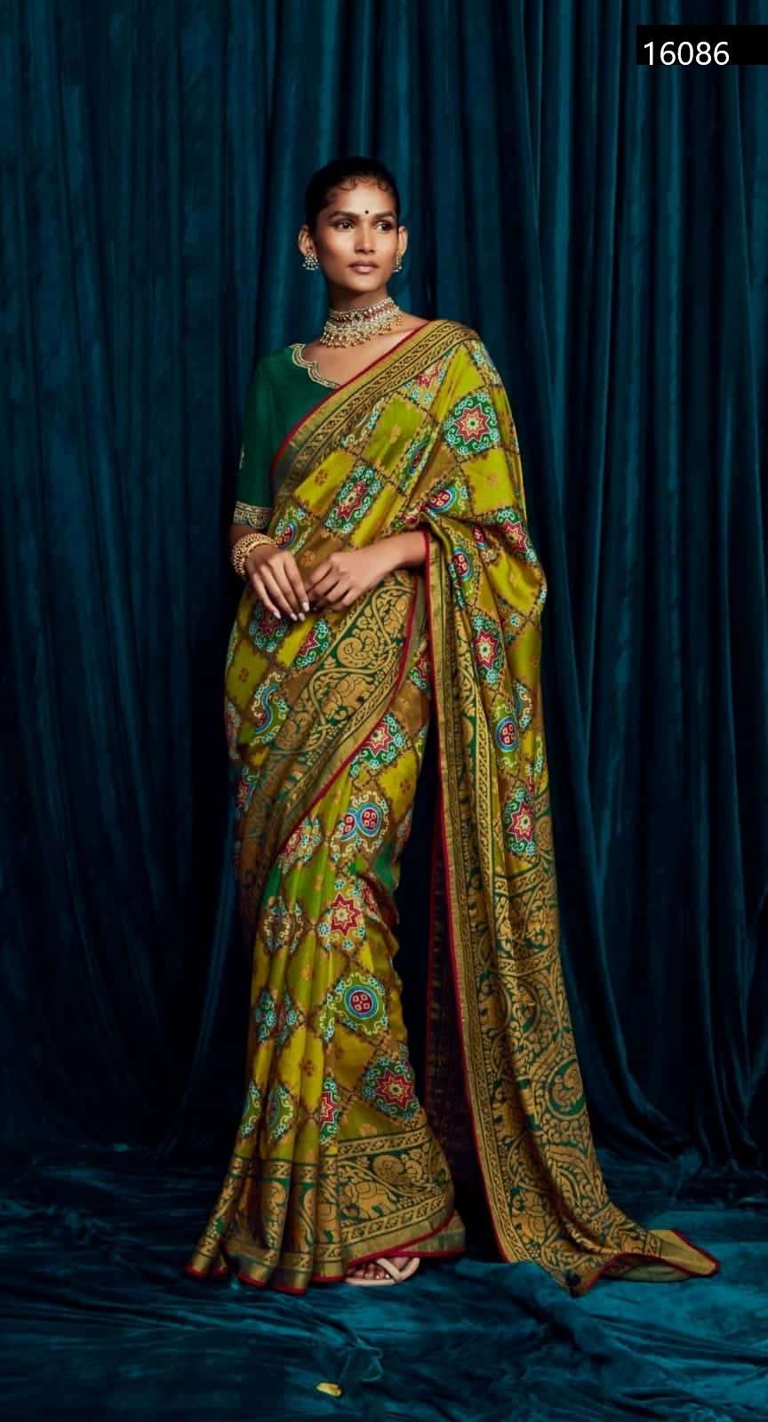 Kimora 16086 Meera Designer Brasso Silk Saree Collection