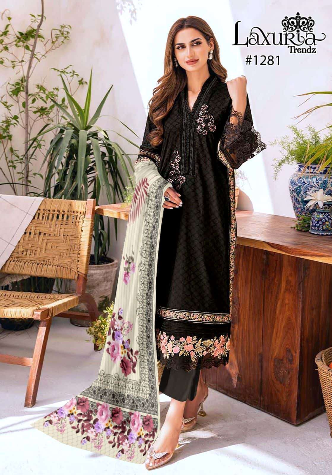 Laxuria Trends 1281 Pakistani Style Fancy Readymade Suit Collection