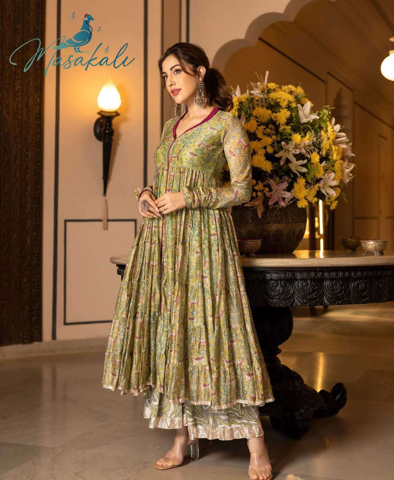 Masakali Vol 1 Latest Style Frill Designs 3 Piece Suit New Arrivals