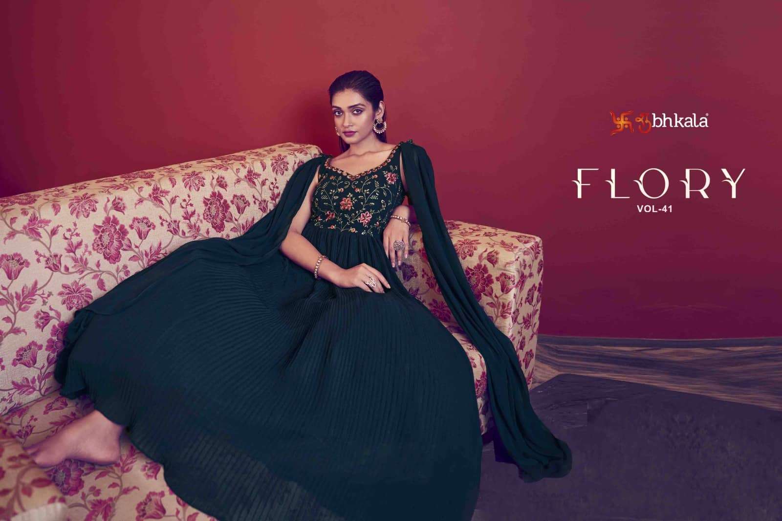 Shubhkala Flory Vol 41 Party Wear Style Designer Fancy Gown Collection