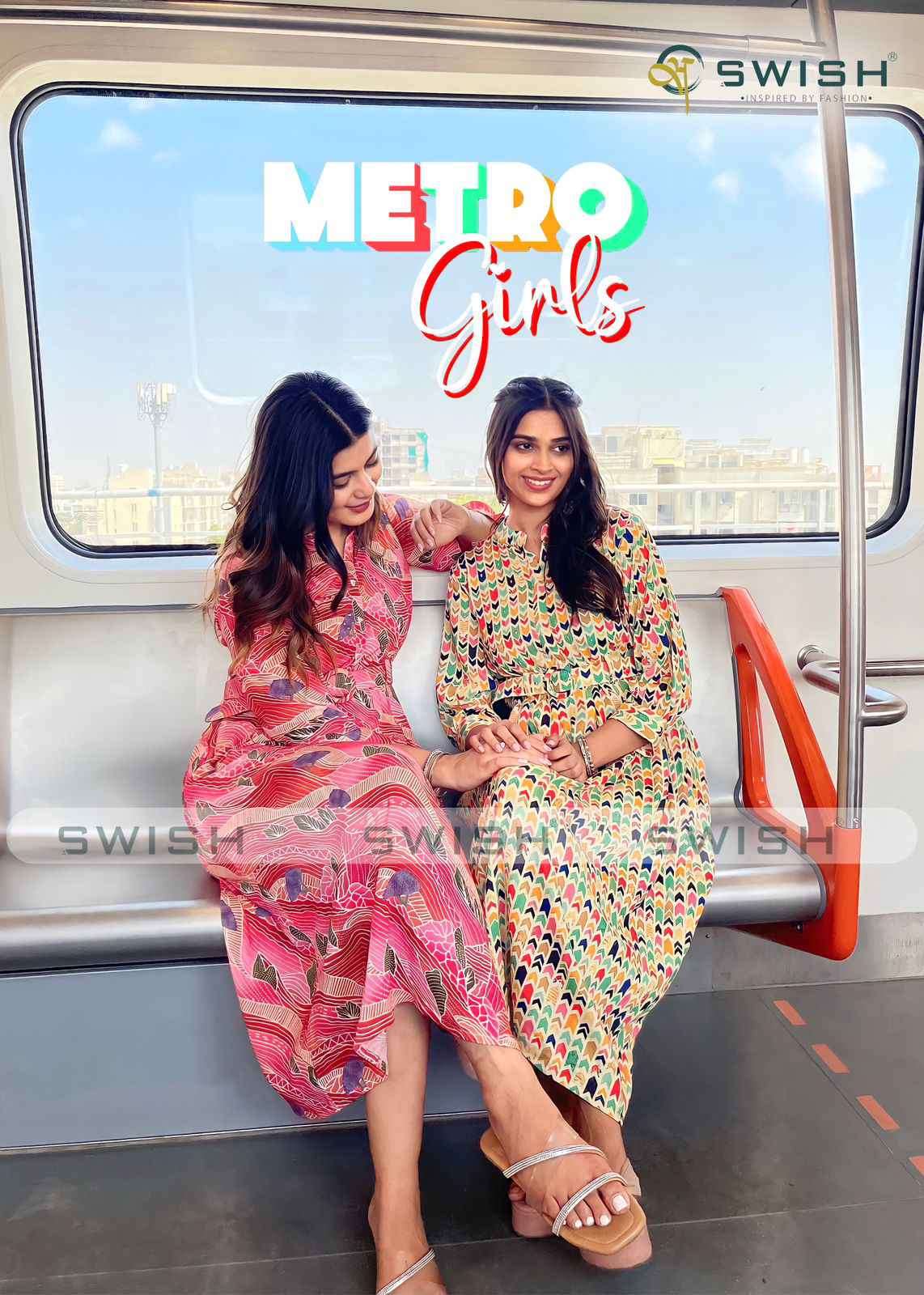 Swish Metro Girls Office Wear Western Style Flair Kurti Catalog Exporter
