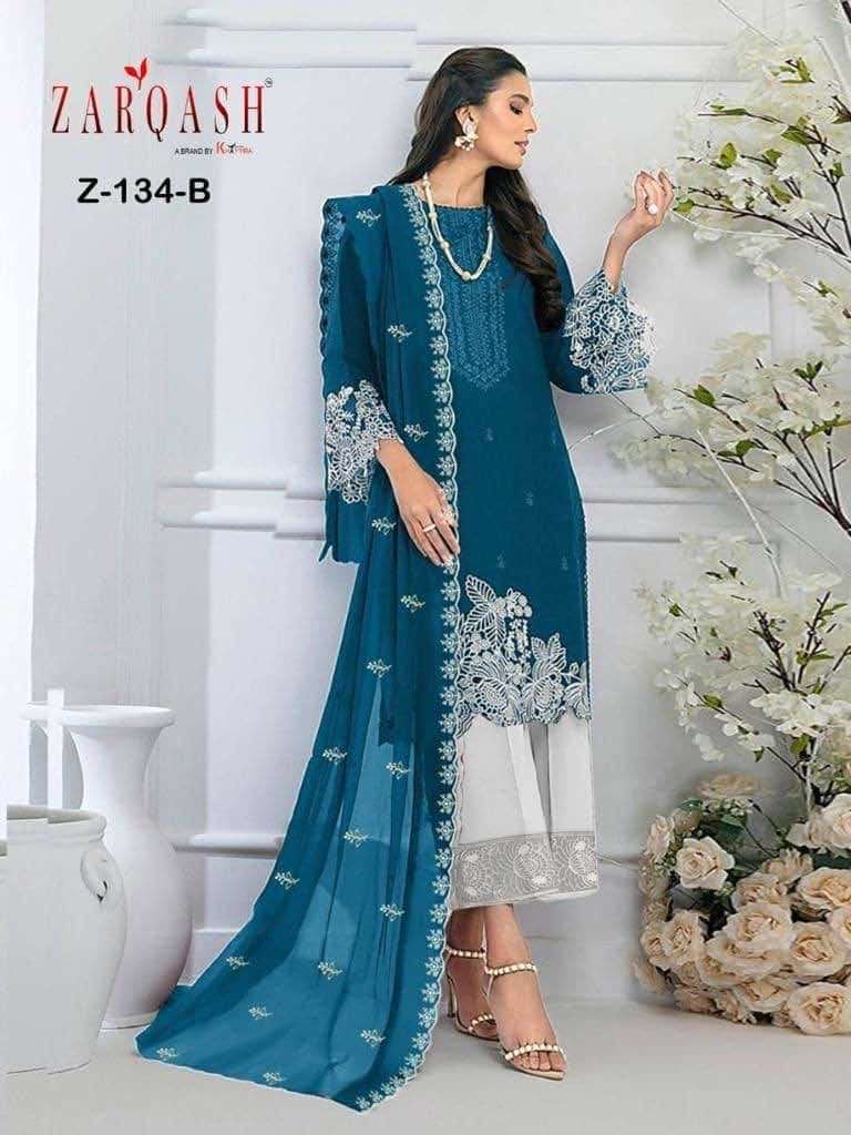 Zarqash Z 134 B Fancy Designer Style Pakistani Readymade Collection