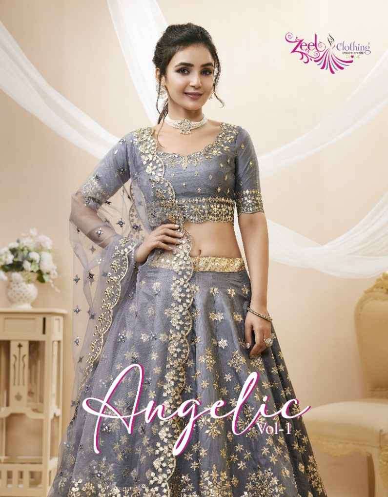 Zeel Clothing Angelice Vol 1 501 To 506 Wedding Wear Designer Lehenga New Collection