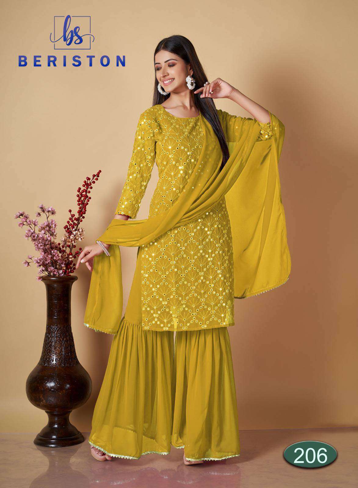 Beriston Bs Vol 2 Festive Collection Sharara Dress Catalog Wholesaler