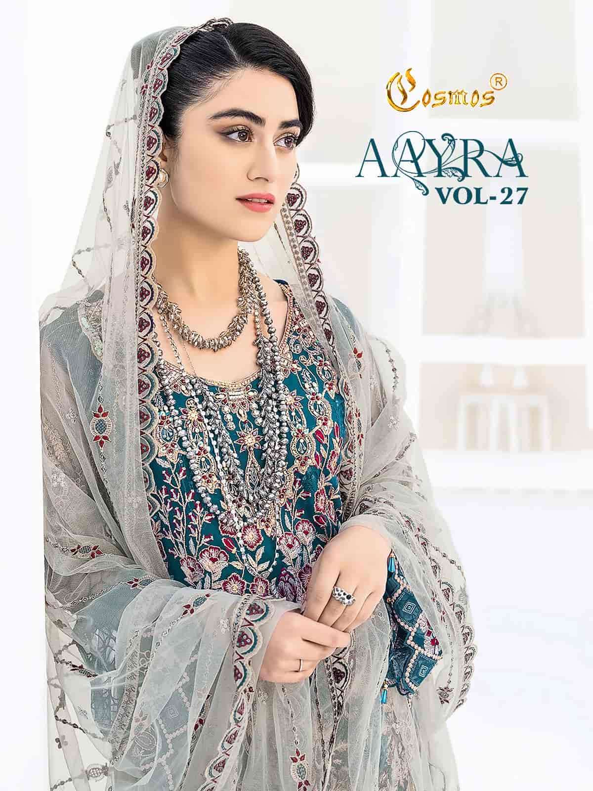 Cosmos Aayra Vol 27 Exclusive Heavy Designer Pakistani Suit Catalog Collection 