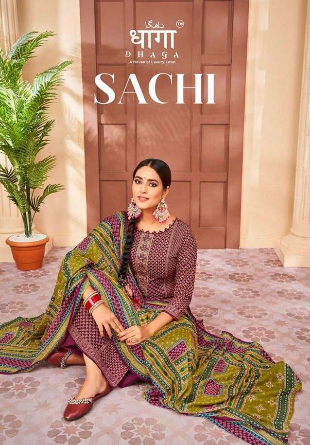 Dhaga Sachi By Rashi Prints Digital Print Fancy Ladies Salwar Suit Catalog Dealers