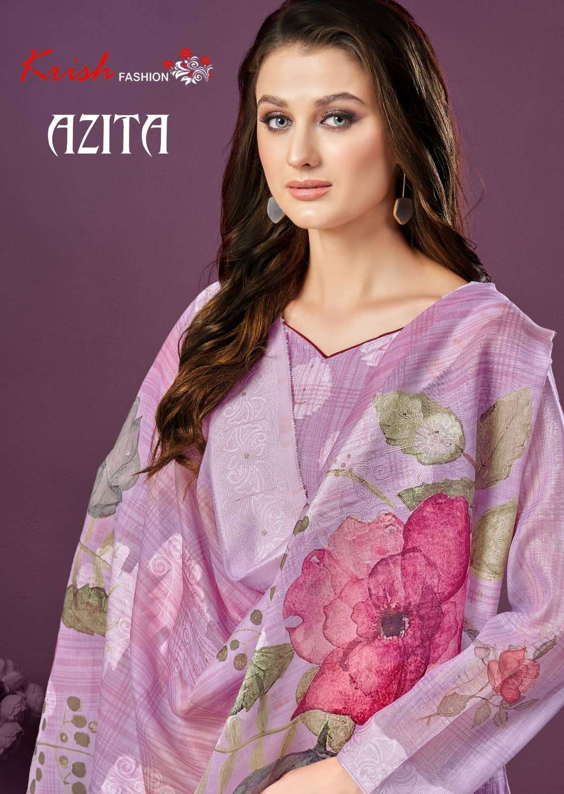 Krish Azita 2179 Fancy SIlk Jacquard Salwar Suit Catalog Wholesaler