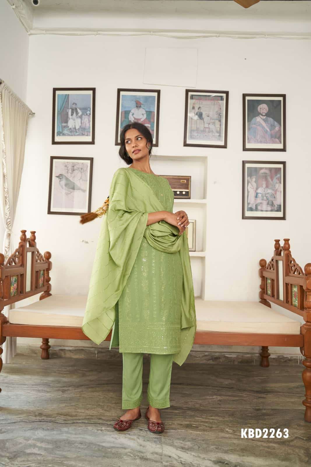 Mahotsav Akashara Vol 7 Fancy Kurti Pant Dupatta Set catalog Wholesaler