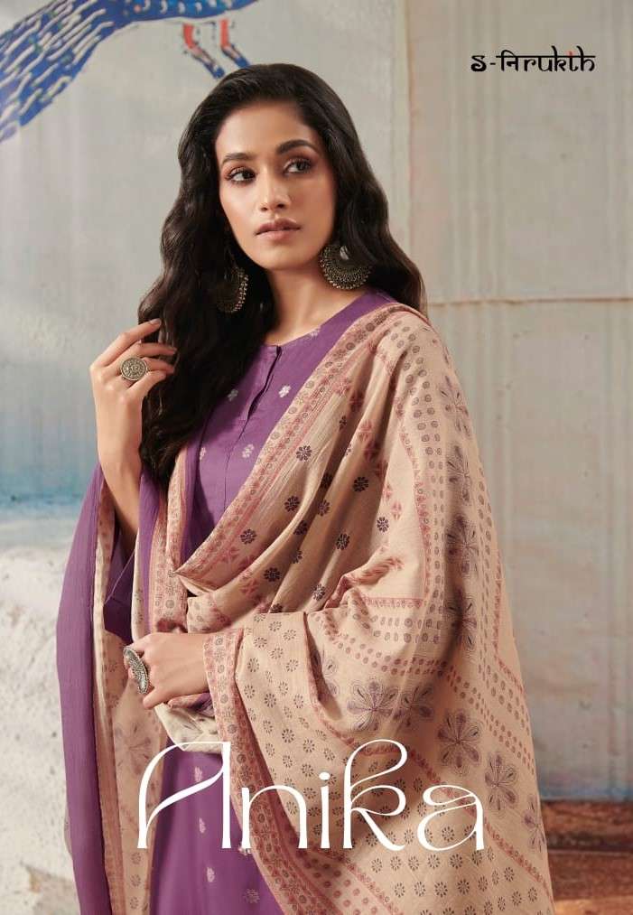 Nirukth Anika Fancy Satin Cotton Straight Designs Salwar Suit New Arrivals