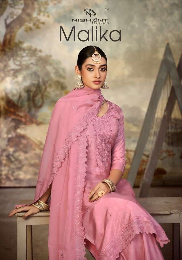 Nishant Fashion malika Exclusive Silk Salwar Suit Catalog Supplier