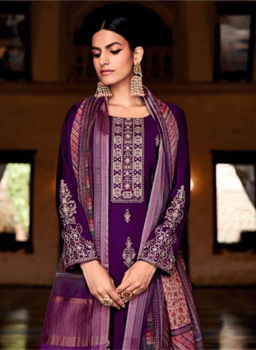 Parnika Mahnoor Exclusive Designer Silk Suit Catalog Wholesaler