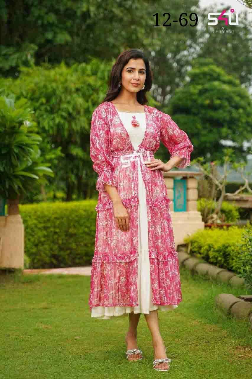 S4U 12-69 Fancy Kurti Branded Outfit Collection New Designs
