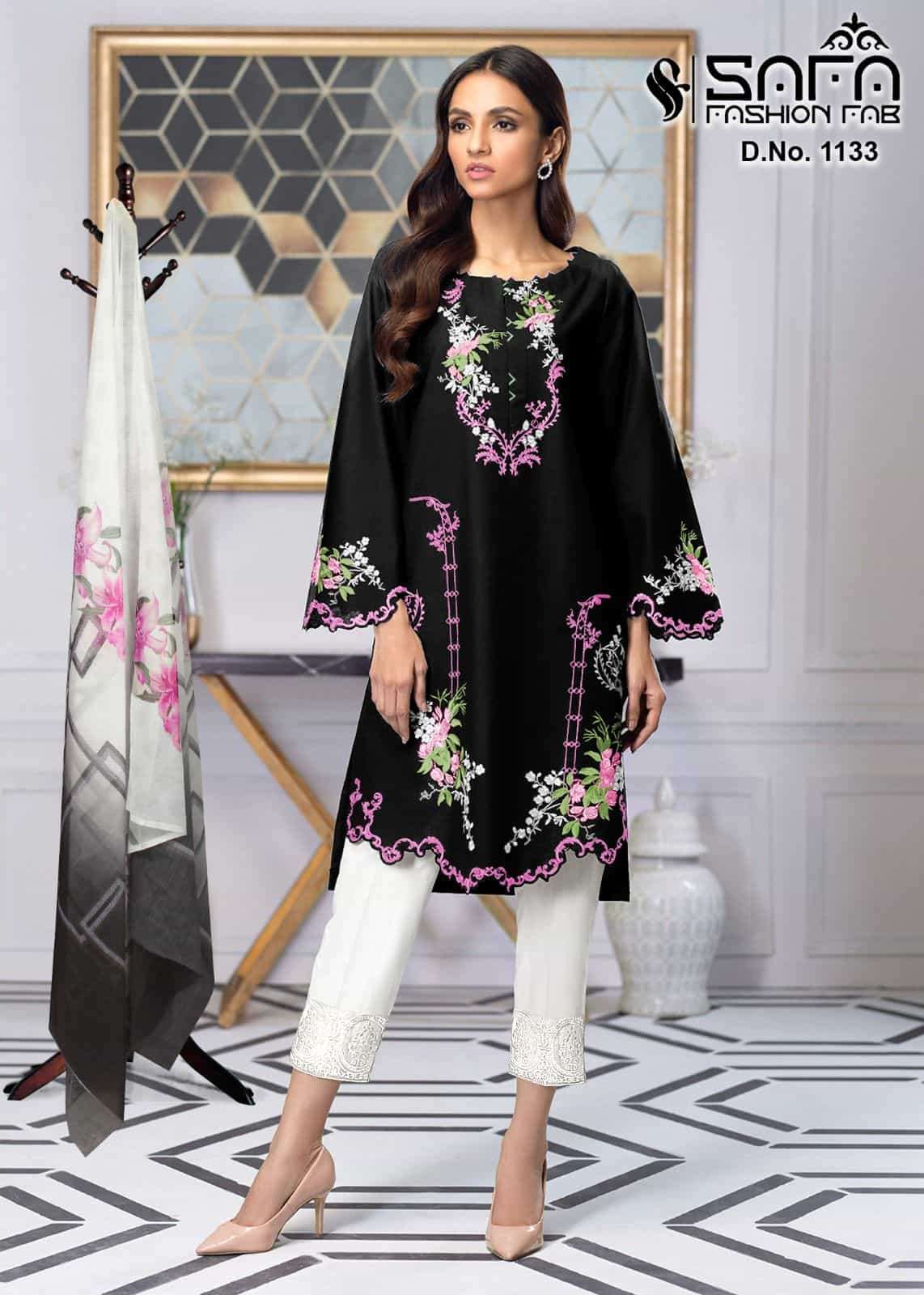 Safa Fashion Fab 1133 Festive Wear Style Designer Kurti Bottom Dupatta Collection