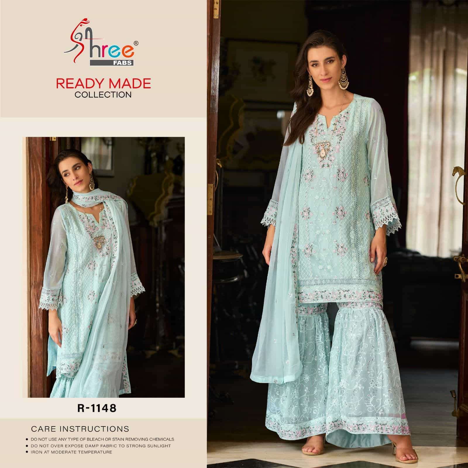 Shree Fabs R 1148 Pakistani Party Wear Style Readymade Suit Collection