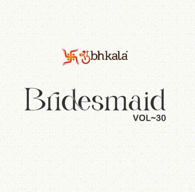 Shubhkala Bridesmaid Vol 30 Latest Designer Partywear Lehenga New Arrivals
