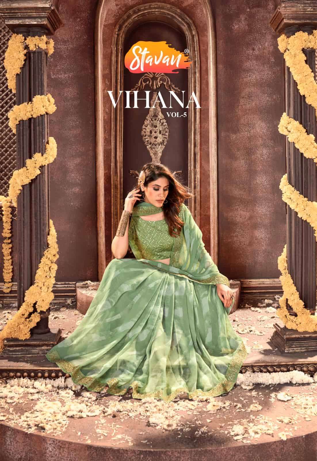 Stavan Vihana Vol 5 Exclusive Designer Style Party Wear Saree Collection