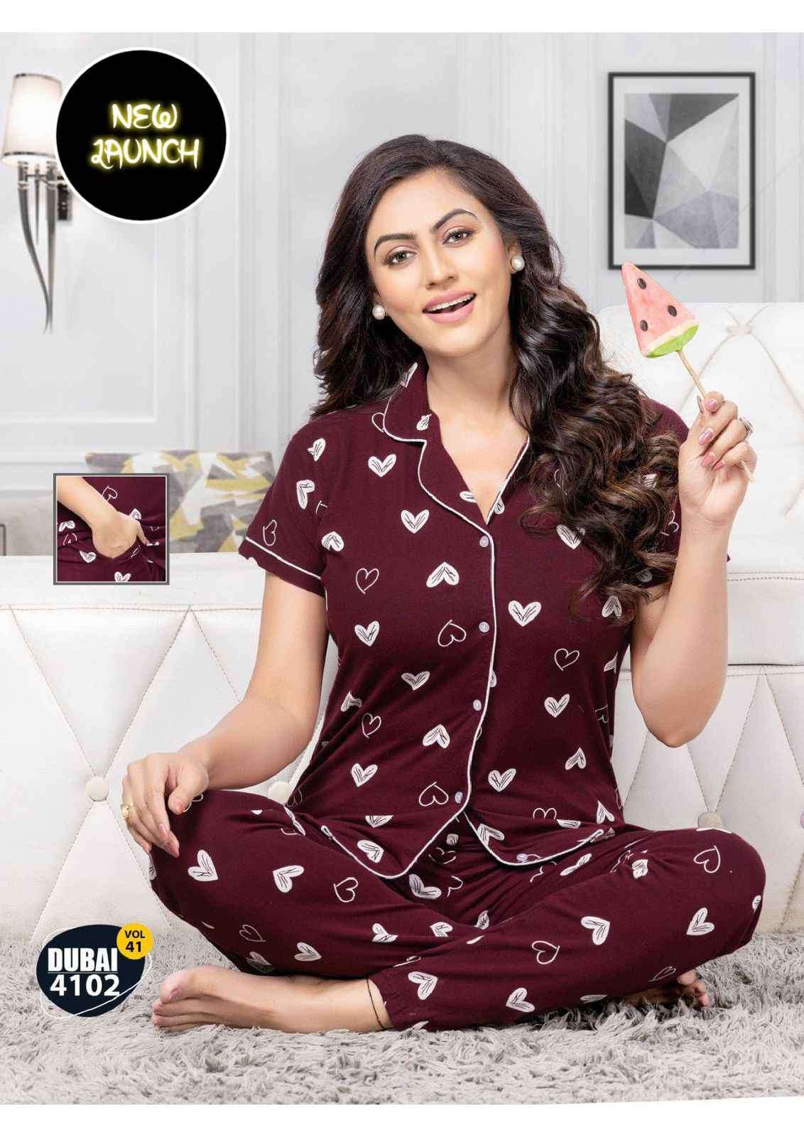 Summer Special Dubai Vol 41 Ladies Wear Night Suits Online Collection