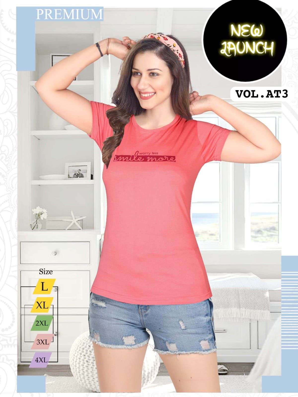 Summer Special Vol At3 Night Wear T Shirt Ladies Collection