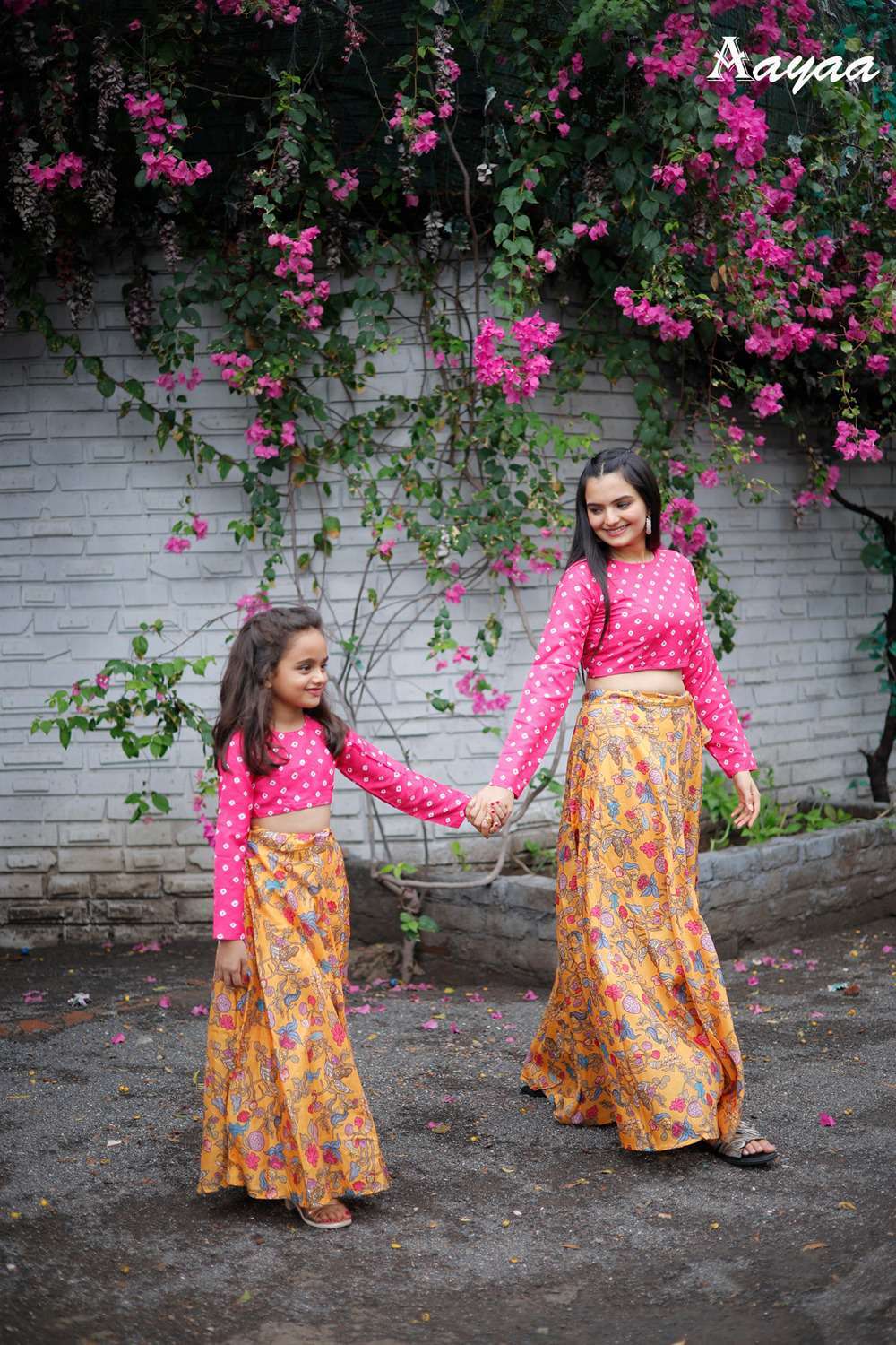 Aayaa Divisha Vol 1 New Arrivals Mother Daughter Combo Designs Partywear Dress