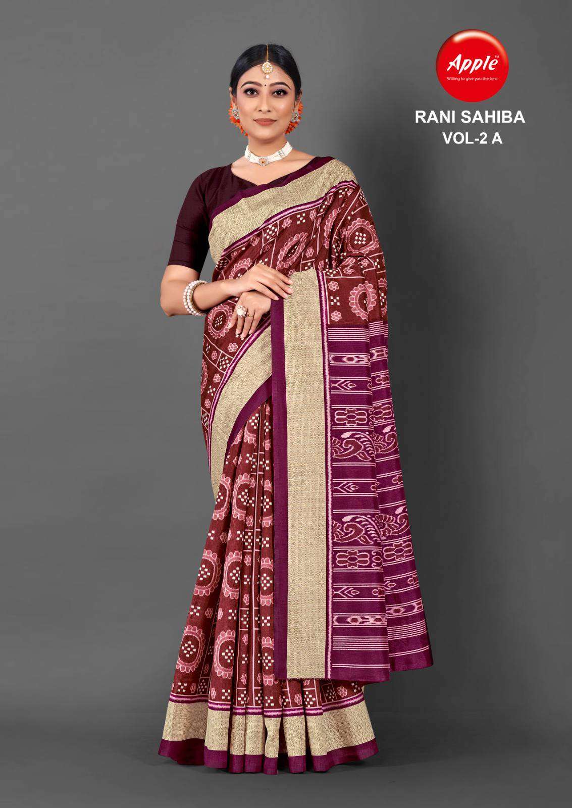 Apple Rani Sahiba Vol 2 Fancy Silk Exclusive Saree Catalog Dealers