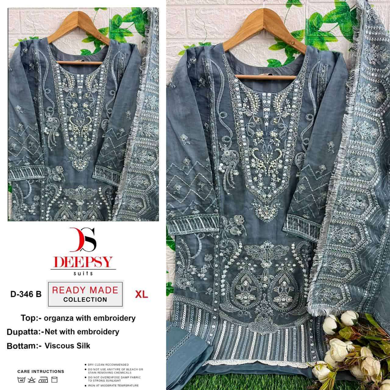 Deepsy D 346 B Pakistani Style Designer Salwar Suit Online Dealers