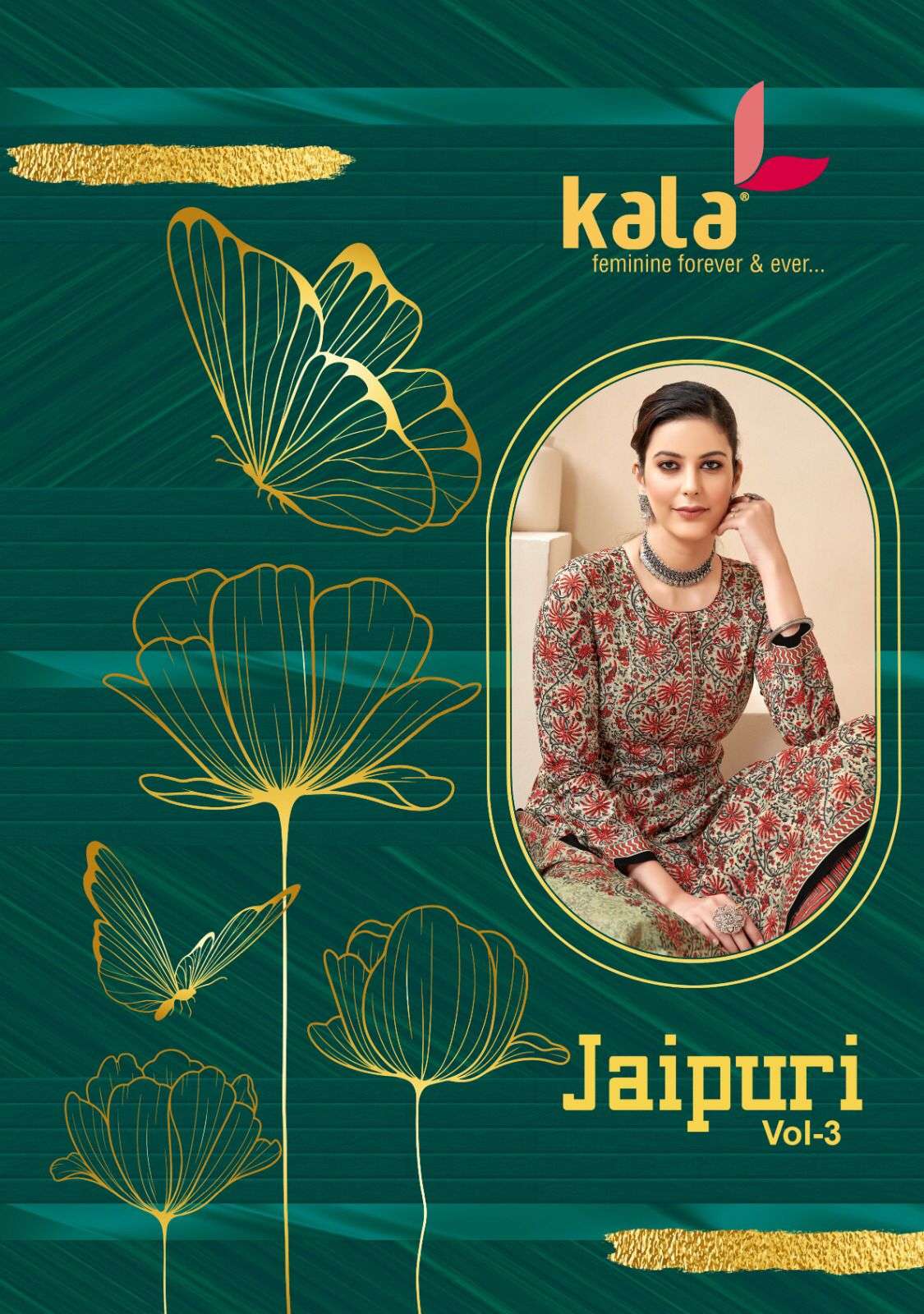 Kala Jaipuri Vol 3 Printed Daily Wear Cotton Dress Material Catalog Supplier