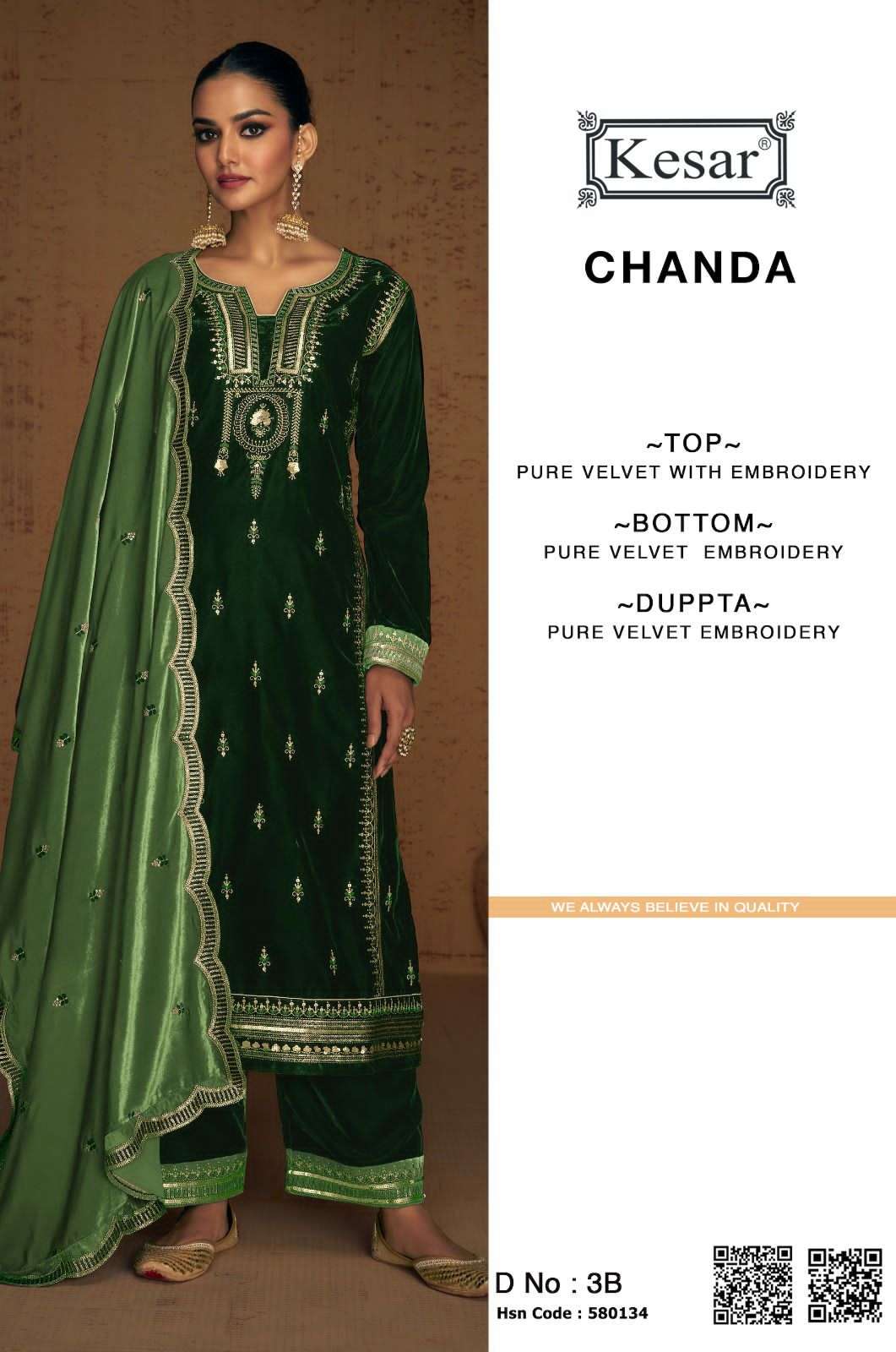 Karachi Prints Kesar Chanda Designer Velvet Suit Catalog Wholesale Price