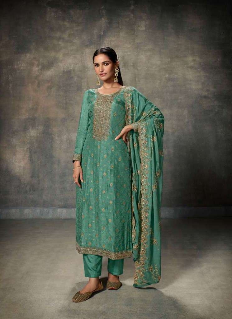 Meera Trends Zisa Memsahiba Designer Silk Festive Wear Dress Catalog Suppliers