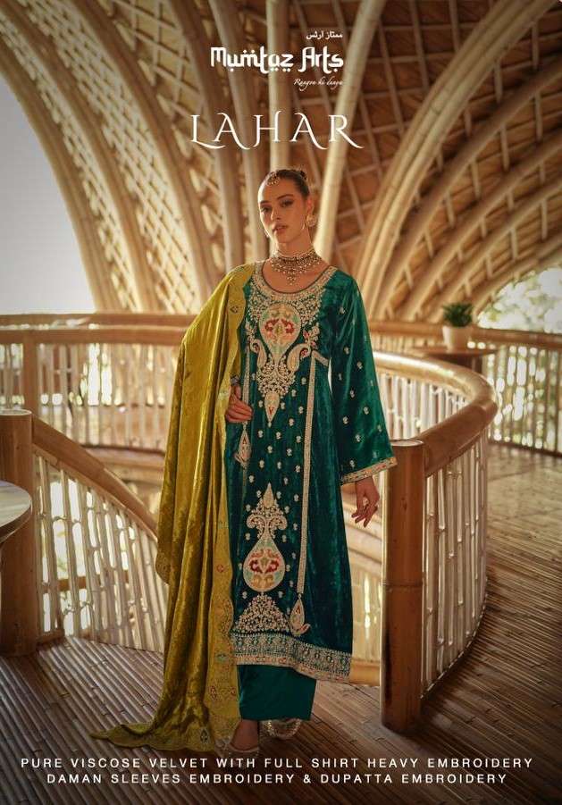 Mumtaz Arts Lahar Winter Wear Wedding Collection Designer Velvet Dress Suppliers