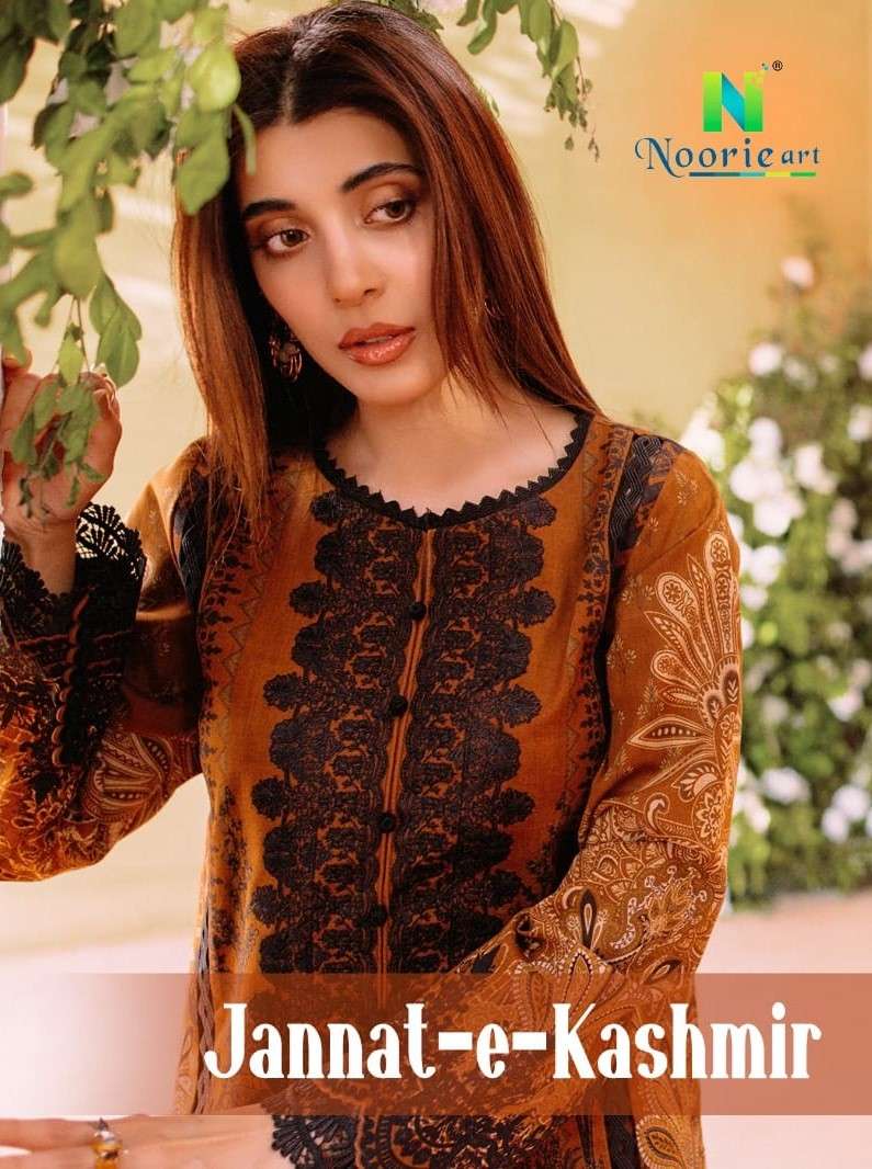 Noorie Art Jannat e Kashmir Pakistani pattern Velvet Suit New Collection