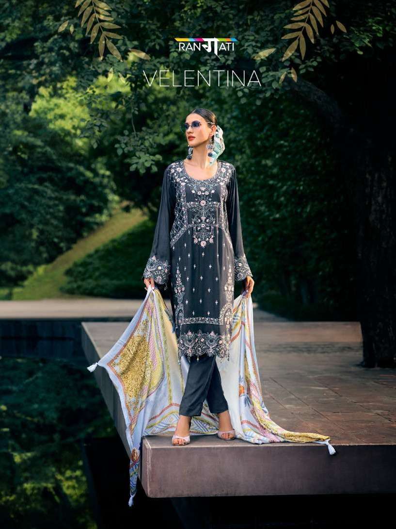 Rangati Prints Velentina Premium Style Winter Wear Designer Dress Catalog Suppliers