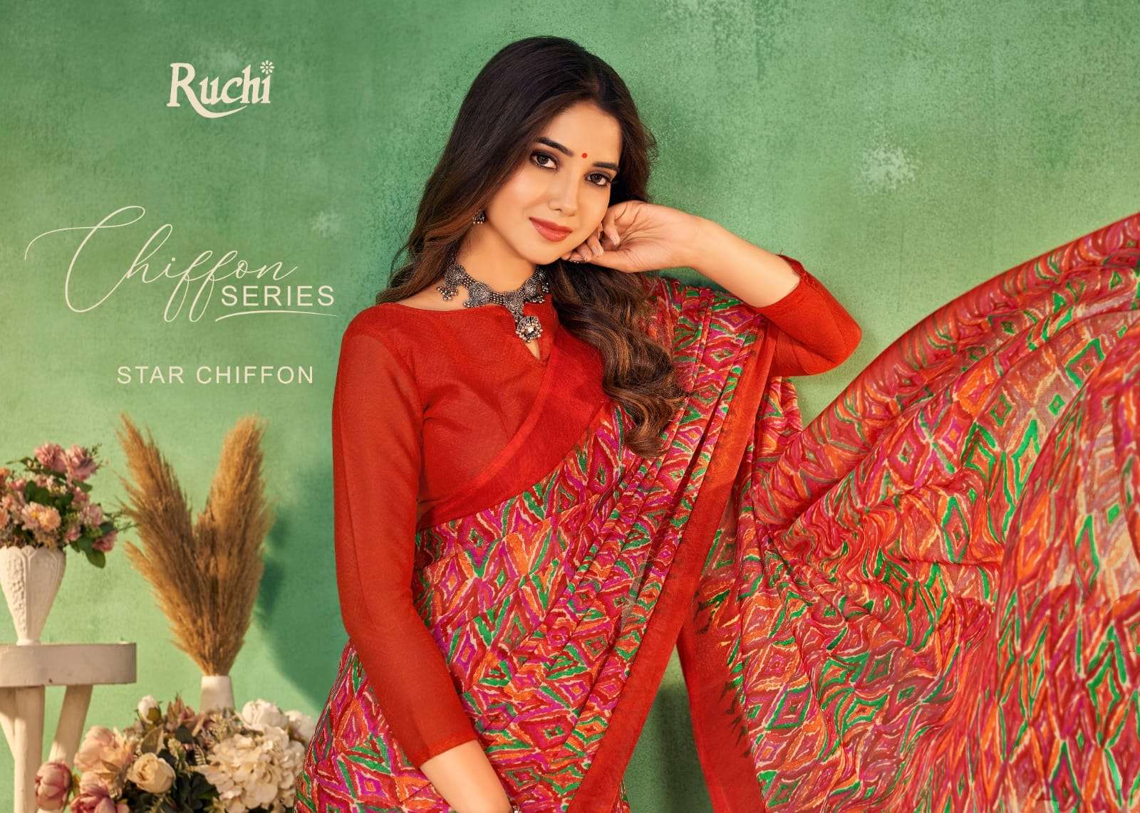 Ruchi Saree Star Chiffon 115th Edition Exclusive Fancy Chiffon Saree New Designs