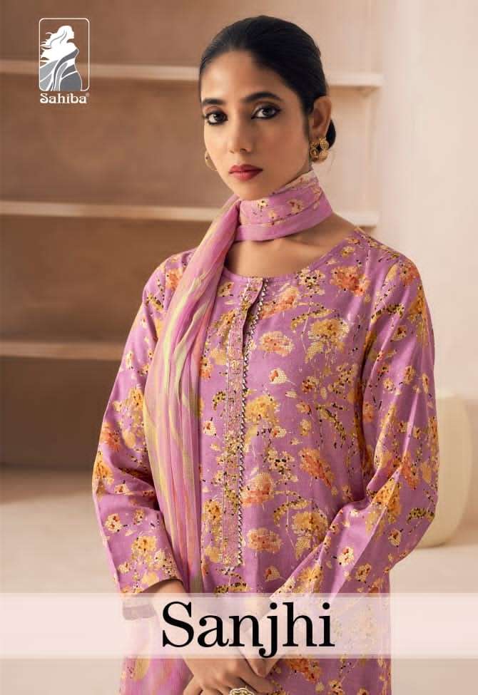 Sahiba Sanjhi 785 Exclusive Printed Designer Cotton Suit Catalog Wholesale