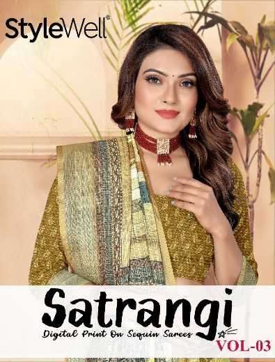 Stylewell Satrangi Vol 3 Festive Wear Ethnic Saree Catalog Dealers
