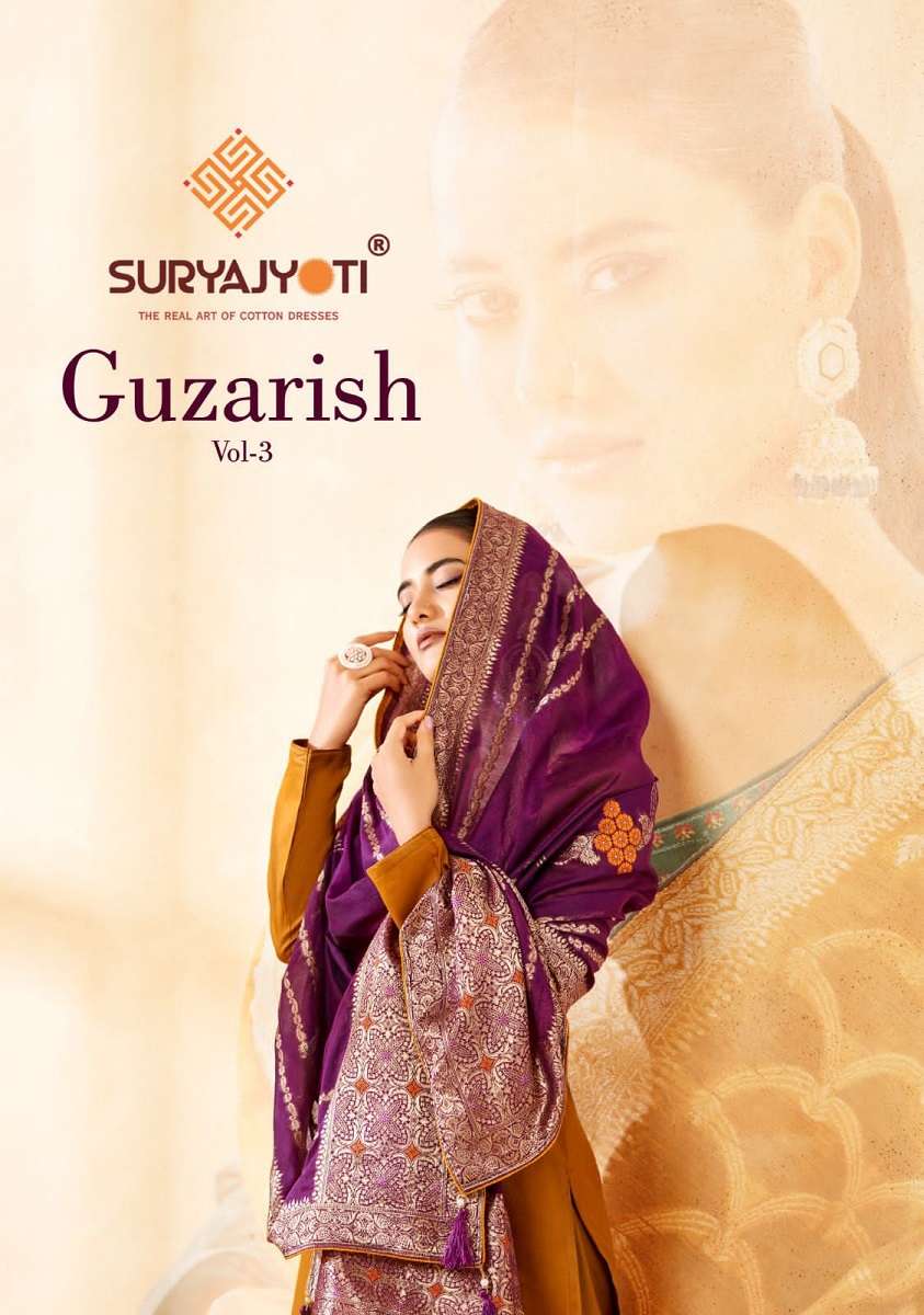 Suryajyoti Guzarish Vol 3 Heavy Dupatta Suit Festive Collection Dress Dealers
