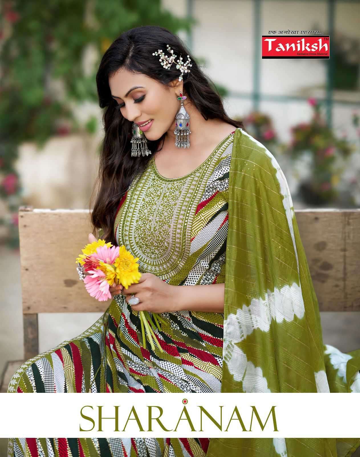Taniksh Sharanam Vol 1 Exclusive Fancy Nayra Style Readymade Suit Catalog Dealers