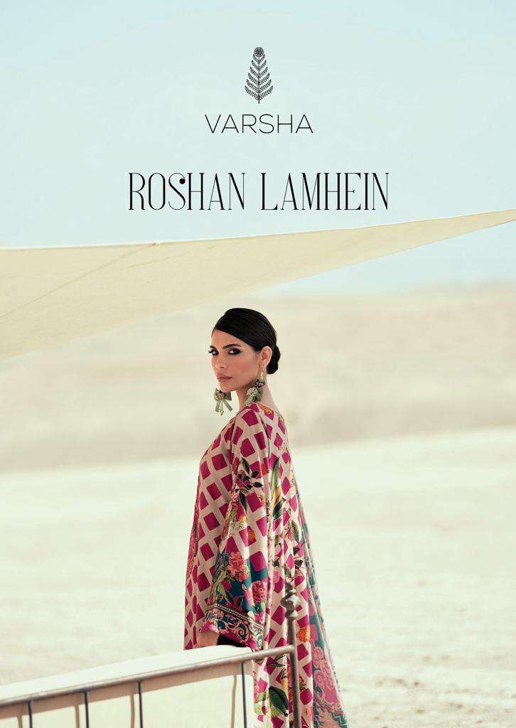 Varsha Roshan Lamhein Designer Pakistani Style pashmina Suit catalog Dealer