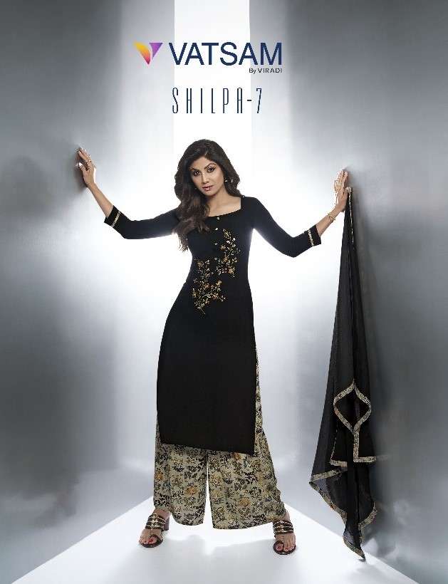 Viradi Vatsam Shilpa Vol 7 By Vinay Fashion Fancy Palazzo Suit Catalog Suppliers