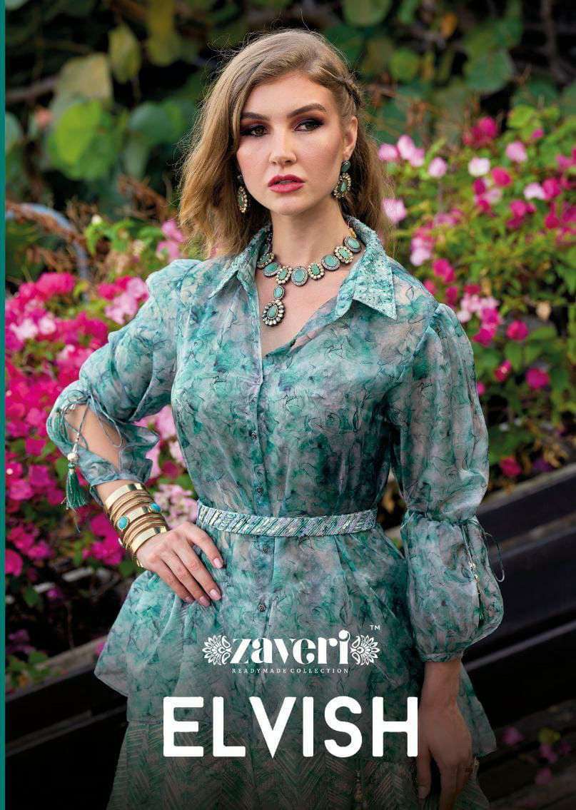 Zaveri Elvish Designer Indo Western Partywear Collection New Arrivals