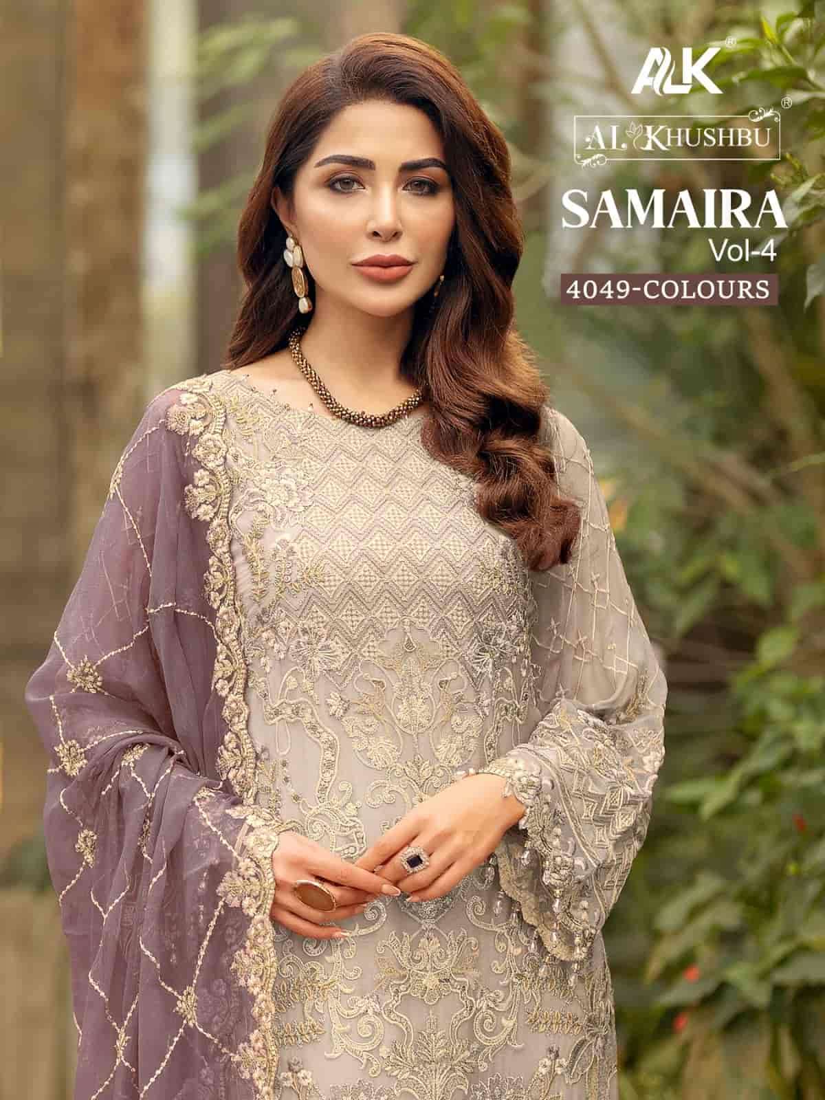 Al Khushbu Samaira Vol 4 4049 Colors Exclusive Designer Latest Pakistani Collection