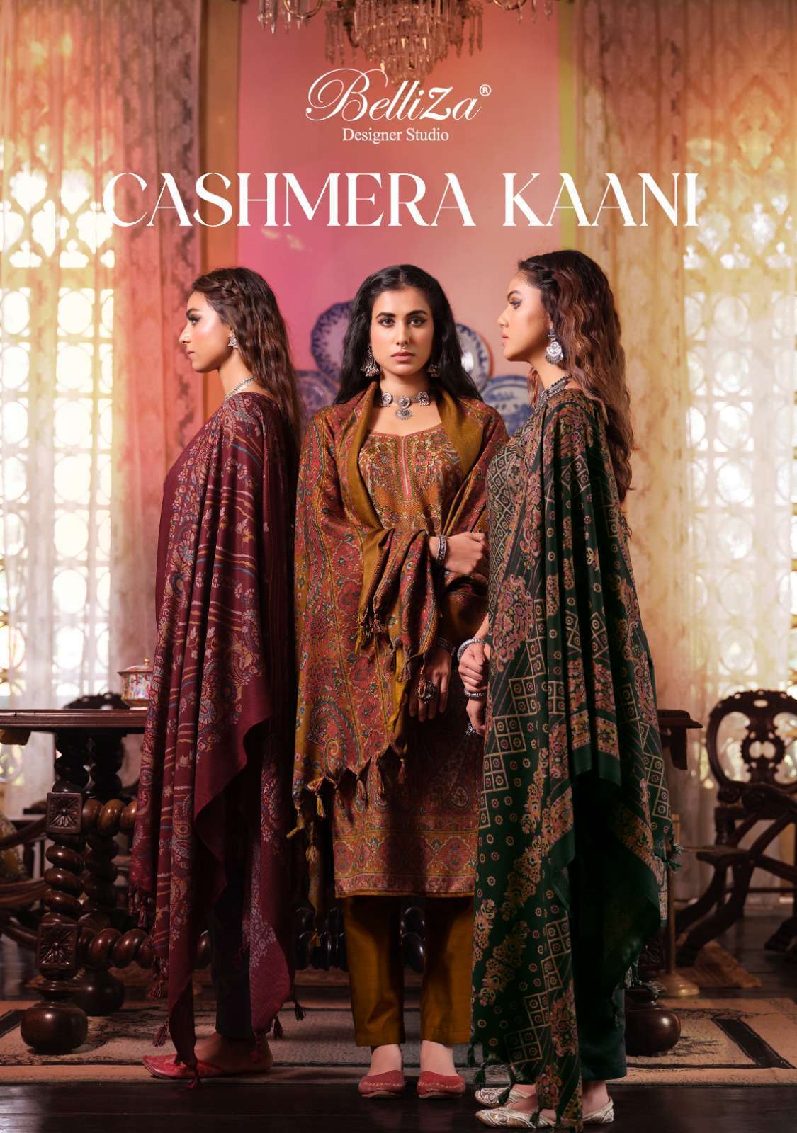 Belliza Cashmera Kaani Branded Winter Wear Salwar Kameez Catalog Exporter