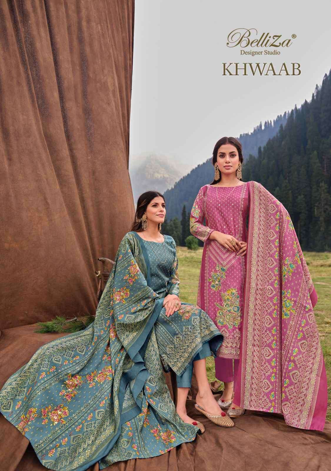 Belliza Khwaab Exclusive Muslin Festive Wear Ladies Suit Catalog Exporter